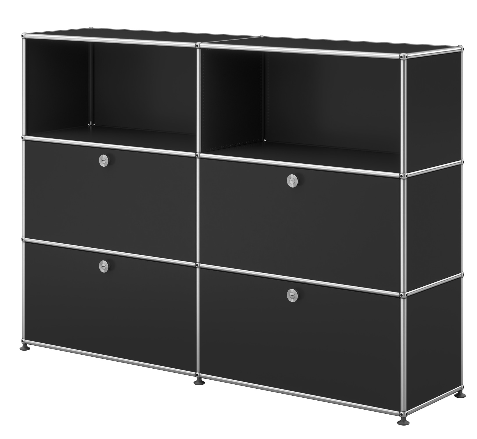 充実の品 highboard / sideboard Haller USM with SHIP QUICK - flaps 4 スチールラック・メタルラック